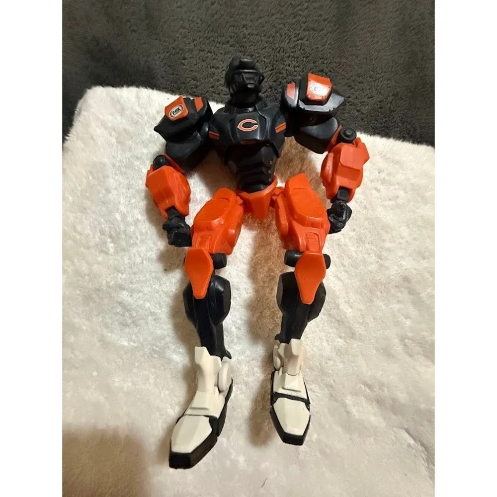 Chicago Bears‎ NFL Fox Sports Cleatus Robot Action Figure Orange Navy Blue White